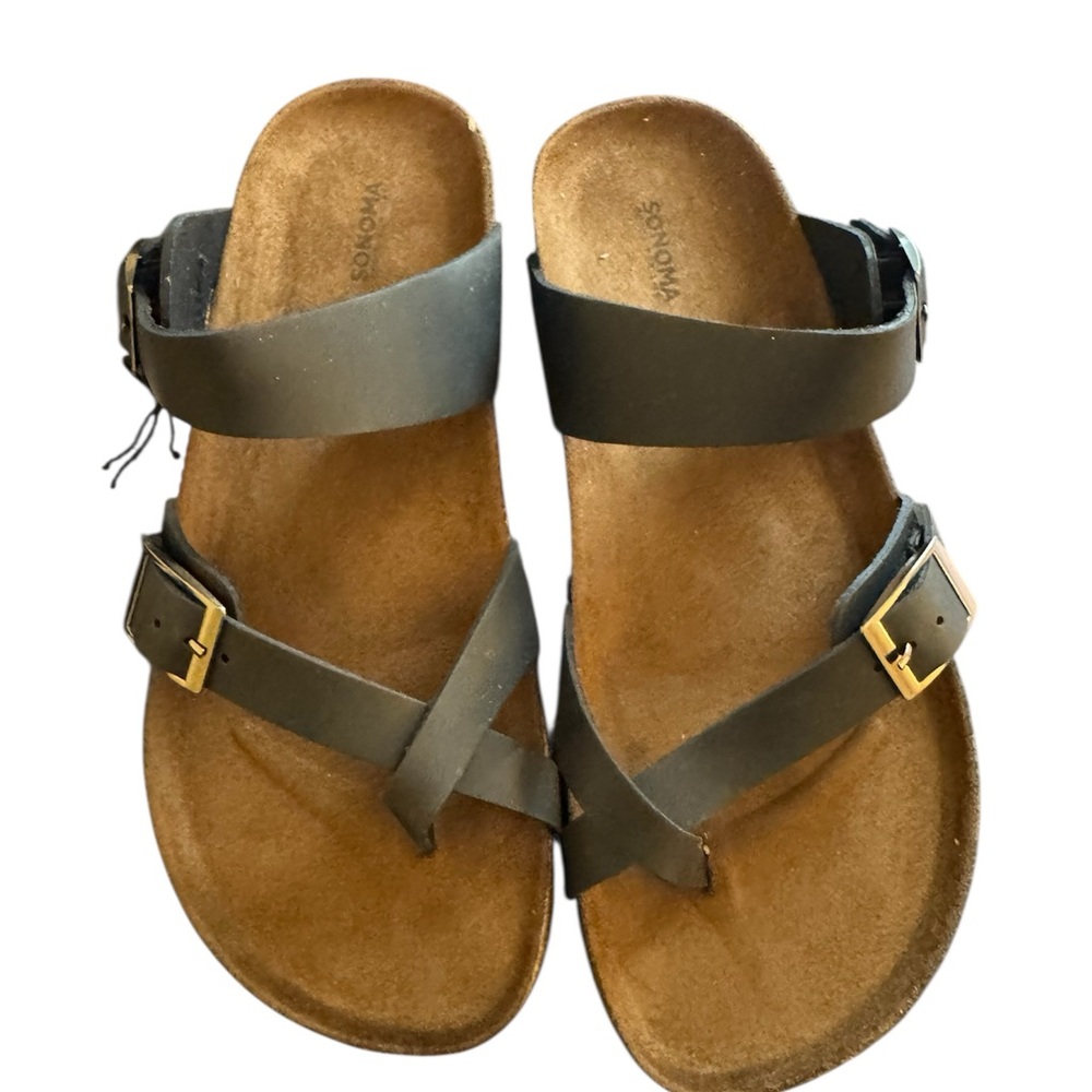 Sonoma Black and Tan Women's Sandals